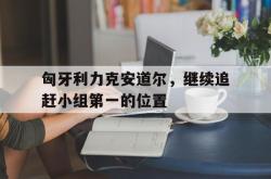 开云官方体育app官网-匈牙利力克安道尔，继续追赶小组第一的位置